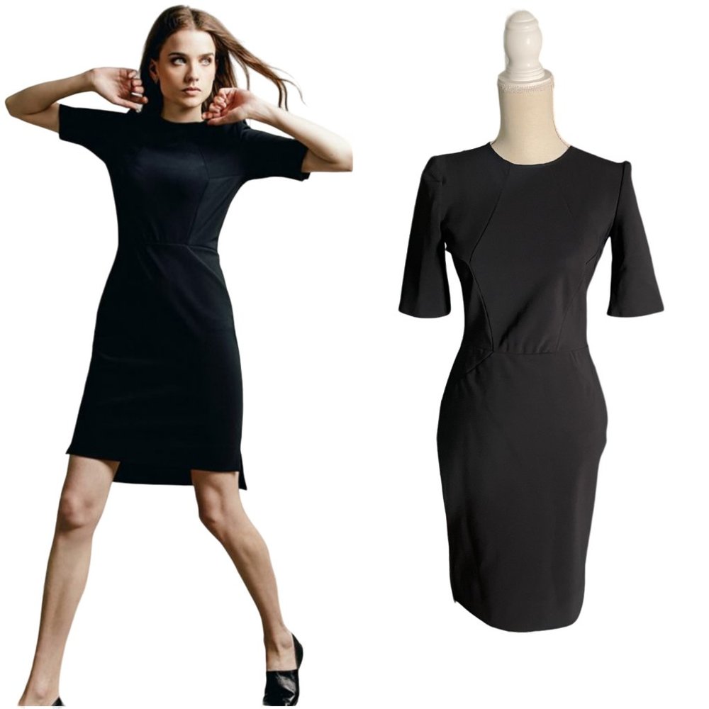 DAI London Fundamental Shift Dress size UK 6 / US 0 2 XS black career